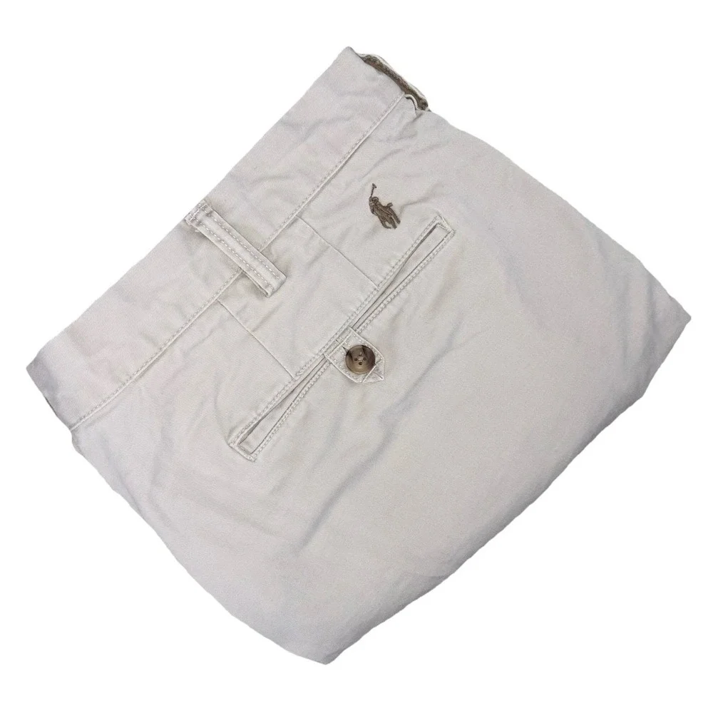 Polo Ralph‎ Lauren Stretch Classic Fit Khaki Chino Shorts 38 Flesh Pony 5